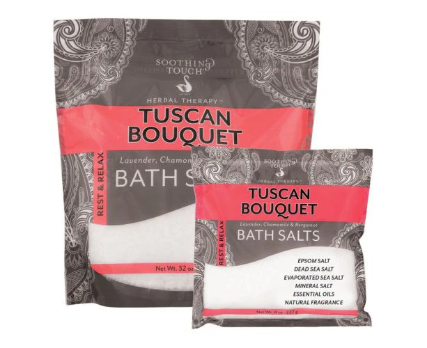 Soothing Touch Bath Salts, Tuscan Bouquet 32 Oz