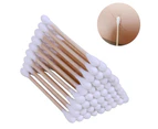 Cotton Swab with Two Heads Cotton Swab Wooden Stick Sustainable Cotton Swab Made of Bamboo Cotton Swab Wood