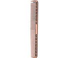 Pro Ultra Thin Hairdressing Aviation Aluminum Comb Hair Styling Cutting Tool-Black