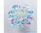 Neon 3D Snowflakes for Home Christmas Tree Garlands Decorations Party Supplies-5