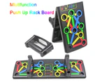 14 in1 Push Up Board Rack Bar Grip Handle Muscle Train Gym Workout Fitness Stand