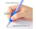 Ergonomic Writing Aids For Pens Silicone Pen Grips Grip Holder Pencil Grips Pen Holder (8 Pack, 8 Pack)