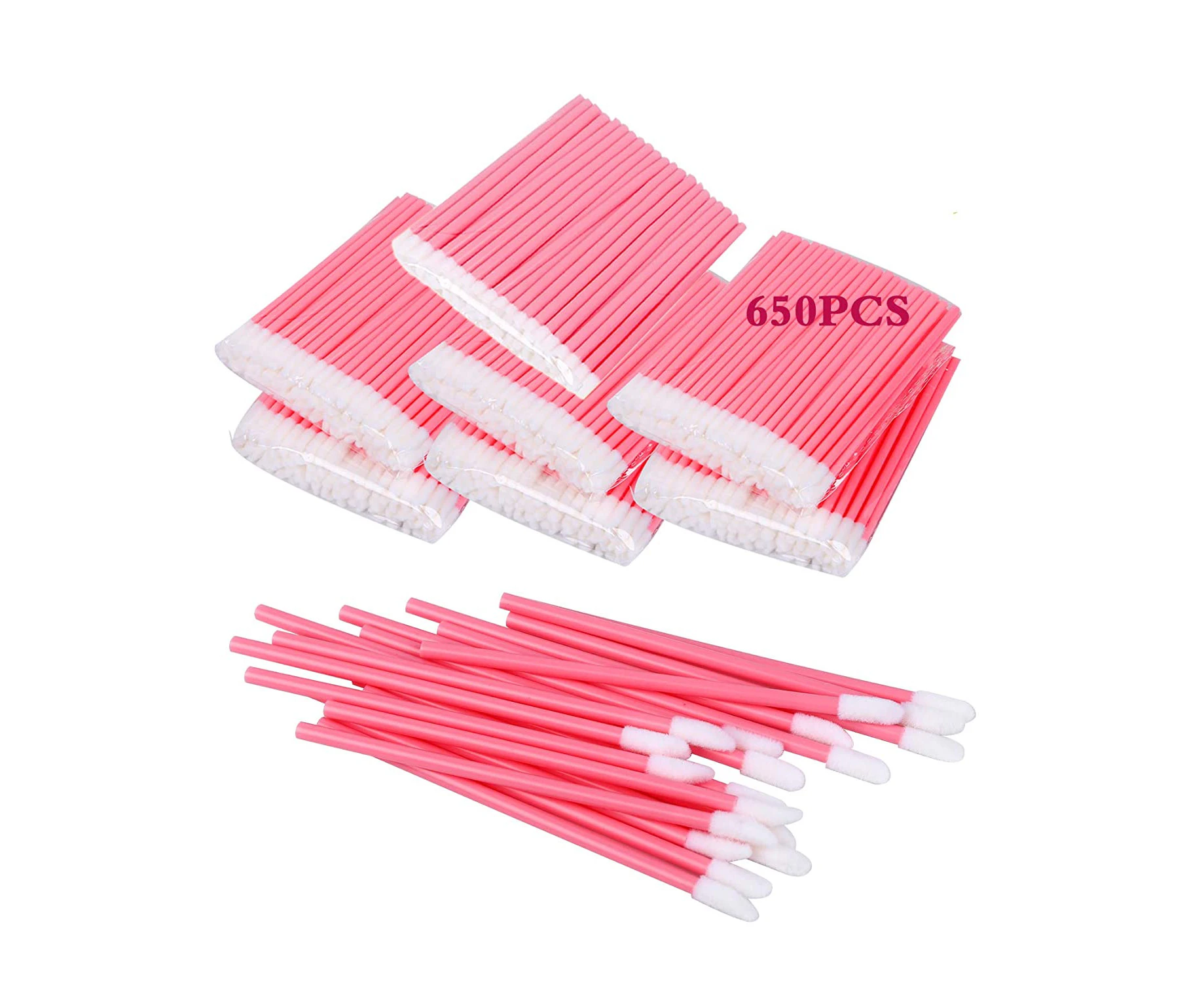 650PCS Disposable Lip Brushes Lip Gloss Applicators Make Up Brush Lipstick Lip Gloss Wands Makeup Applicators Brushes Applicator Tool Makeup Beau