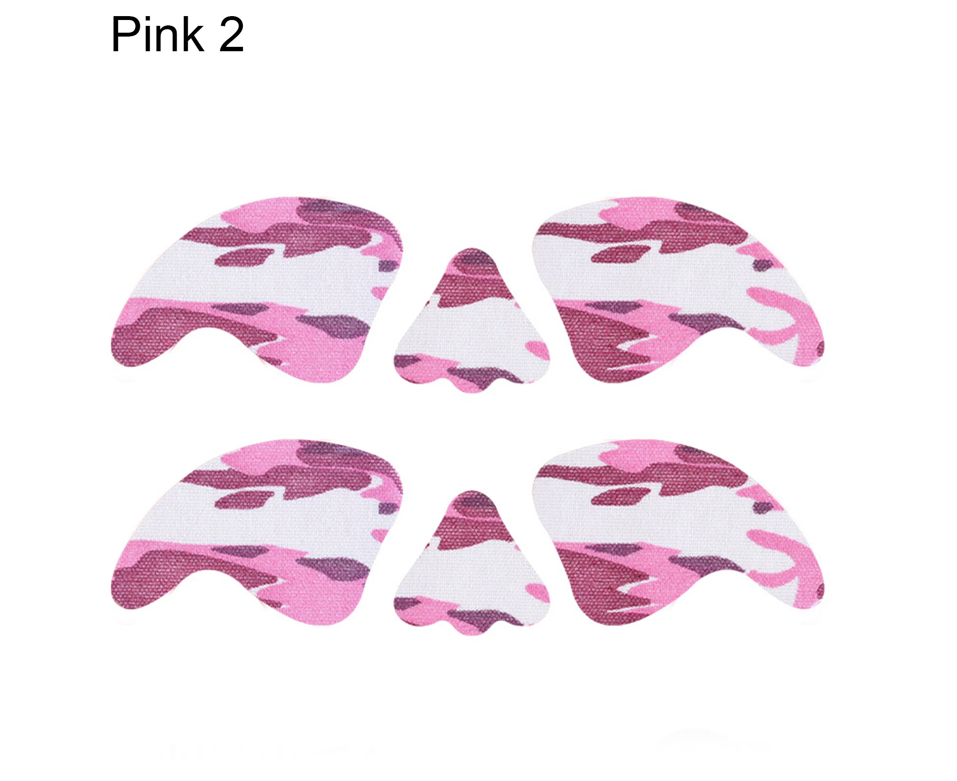 2 Set Outdoor  Face Sticker Sun-proof Breathable Accessory Winter Facial  Protective Pad for Outdoor-Pink