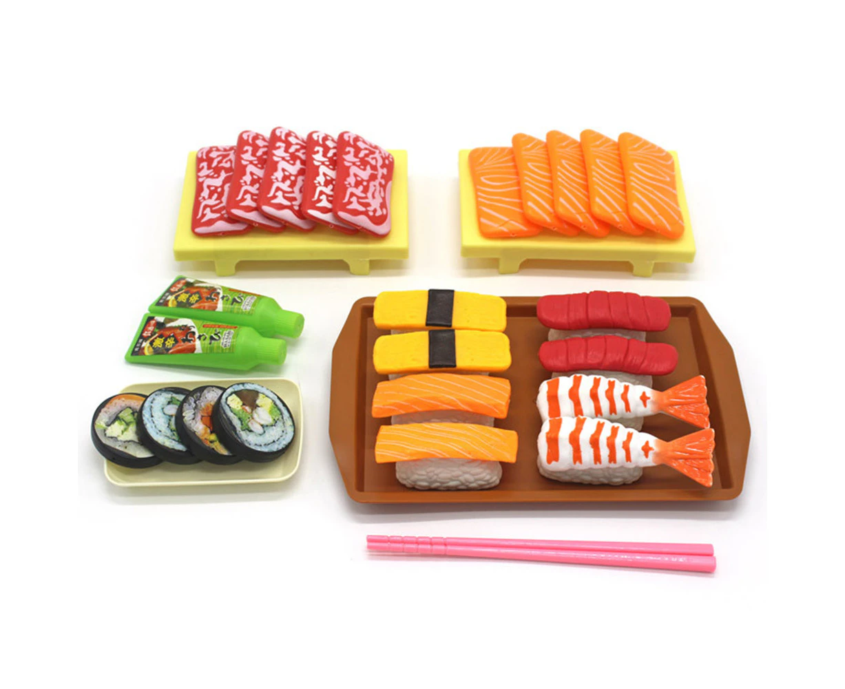 Centaurus Store Simulation Sushi Food Cuisine Set Model Pretend Play Kitchen Education Kids Toy- *Sushi