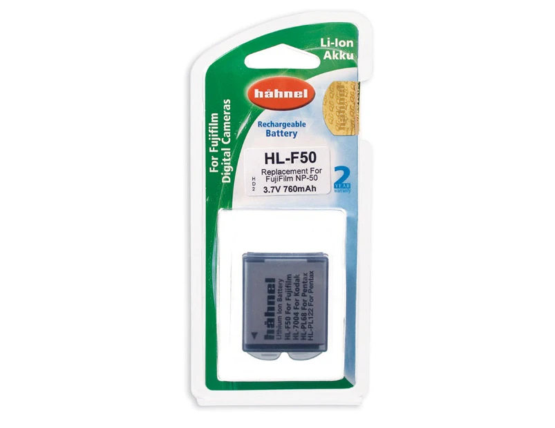 Hahnel NP-50 760mAh 3.7V HL-F50 Battery for Fujifilm Digital Camera