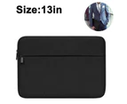 Laptop Shoulder Bag,Waterproof Slim Laptop Bag Sleeve13/15 inch - Black