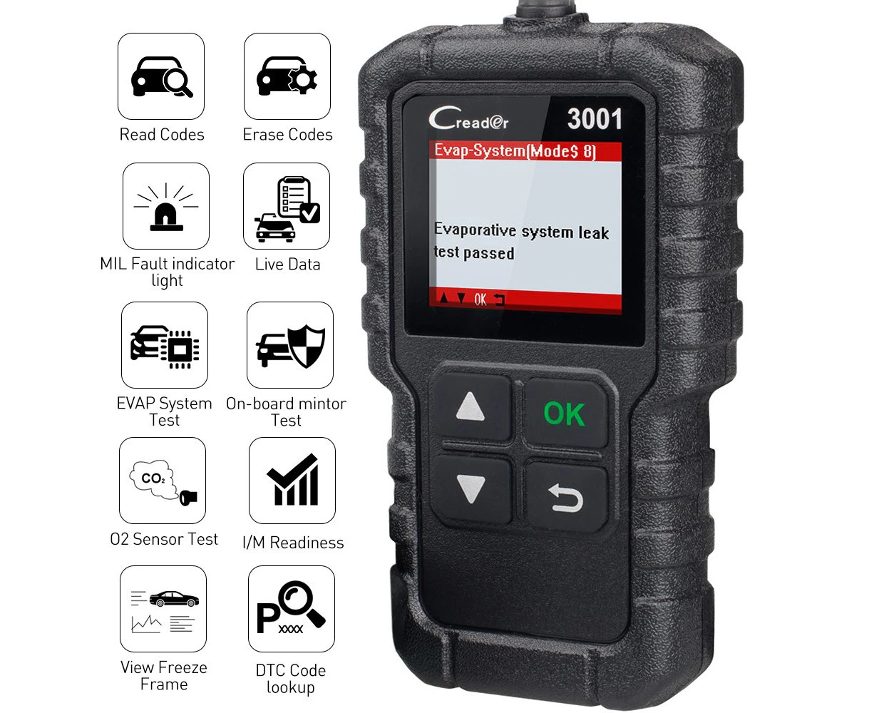 Scanner,Code Reader, Portable Car Diagnostic Scanner, Engine False Code Scan Tool for Most Vehicles