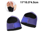 1 pair Heel Cushions Protectors Plantar Fasciitis Heel Pads Heel Cushion Inserts Heel Cups Adjustable Breathable Heel Support for Cracked - Blue