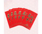 6Pcs Chinese New Year Paper Red Envelopes Packet Money Pocket Wedding Supplies-K