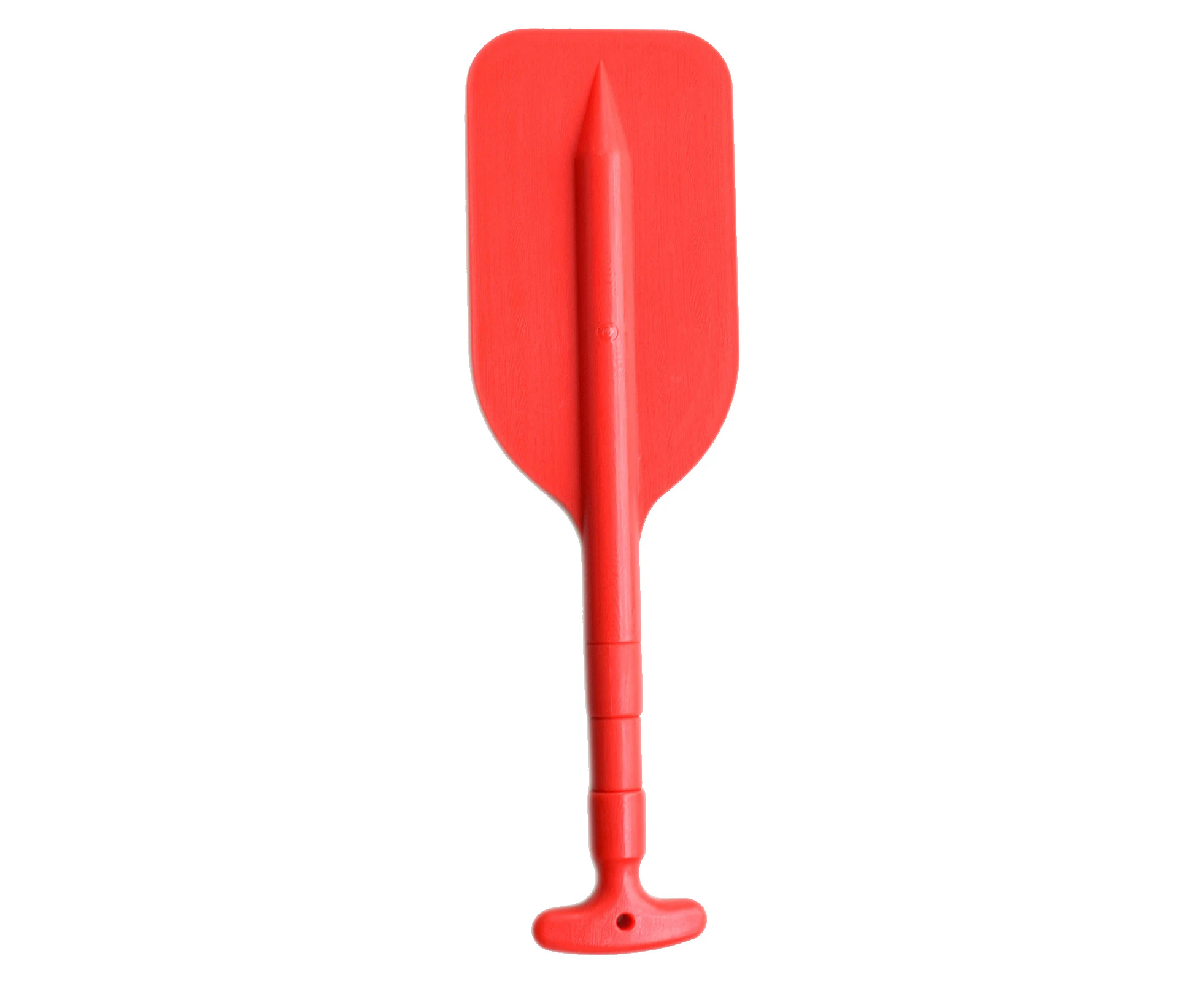 Outdoor T-handle Telescopic Paddle Detachable Retractable Oar for Kayak Red