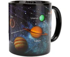 Thermal Effect Cups Color Changing Coffee Cup Drinking Cup Gifts 330ml Starry Sky (Solar System)