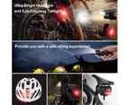 Ultra Bright Usb Rechargeable Bike Light Set, Powerful Bicycle Front Headlight And Back Taillight, 4 Light Modes