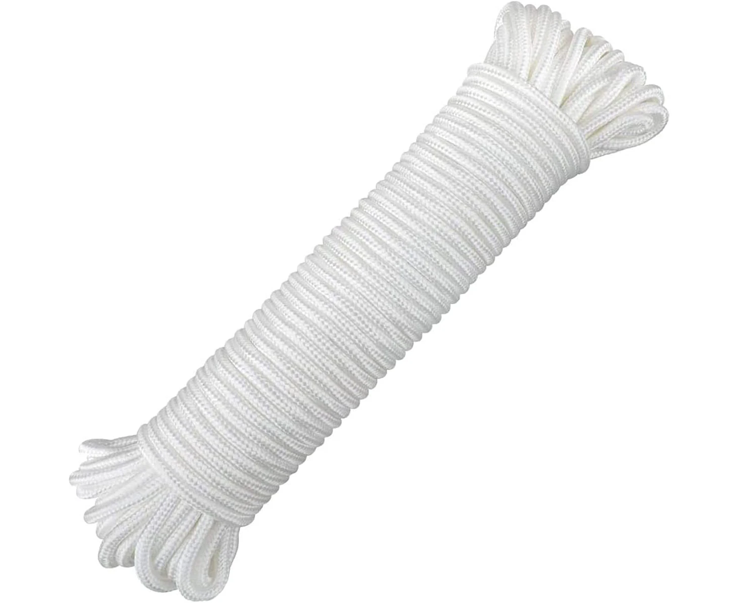 90 pi 1/4 po (7 mm) Nylon Poly Corde Cordon Drapeau Pole Polypropylène Corde À Linge Camping Utilitaire Bon pour Tie Pull Swing Climb Noeud