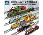 3D Puzzles for Adults, toy27-98250 farm steam train, Christmas Birthday Gifts Toys for Adults and Teens, Brain Teasers Hand Craft Kits