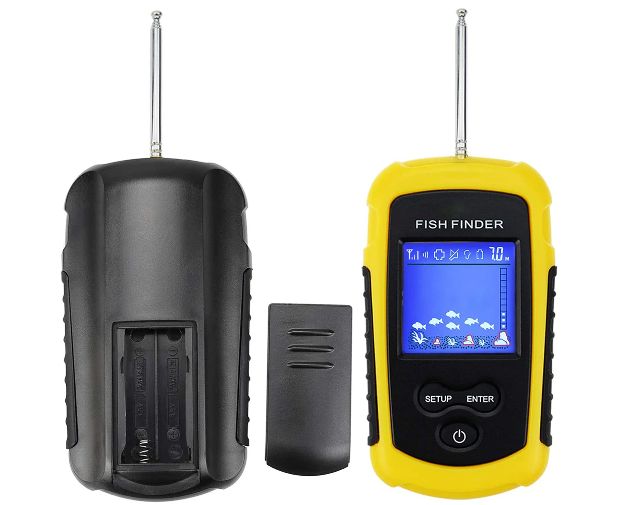 Wired Fish Finder Sonar Sensor Transducer Water Depth Finder Portable Fish Finder for Fishing