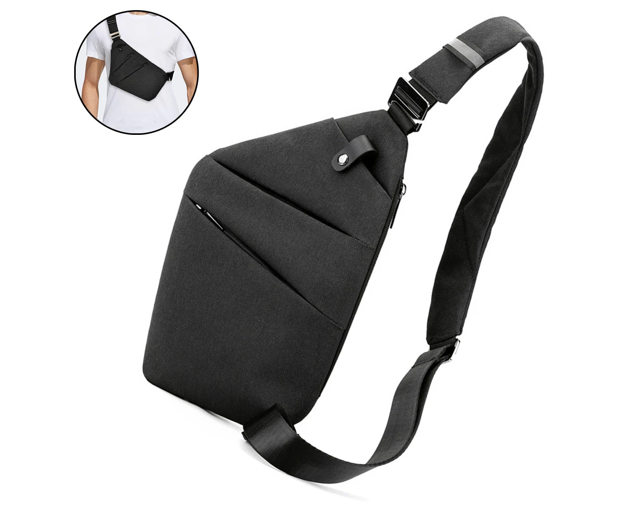 1 pcs Anti-Theft Waterproof Shoulder Backpack Sling Chest Crossbody Bag Cover Pack Rucksack Bicycle Sport