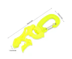 1Pc Outdoor Scuba Diving Double Bcd Low Pressure Hose Clip Holder With Snap Hook Buckle(Green)