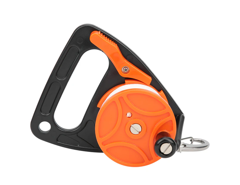 150Ft Diving Line Reel Diving Equipment With Handle Card Position Pp Rope Combinationorange