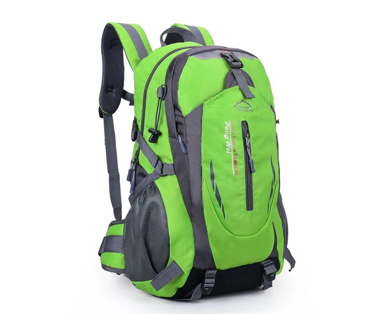 40L Large Waterproof Hiking Camping Bag Travel Backpack Outdoor Luggage Rucksack - Green