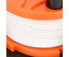 150Ft Diving Line Reel Diving Equipment With Handle Card Position Pp Rope Combinationorange