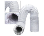 3m 15cm 6'' Exhaust Hose Pipe Duct Flexible PVC Air Conditioner Replacement Part