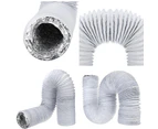 3m 15cm 6'' Exhaust Hose Pipe Duct Flexible PVC Air Conditioner Replacement Part