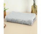 Coral Fleece Blankets Super Soft Shaggy Universal Solid-color Fleece Blankets for Sofa-Grey