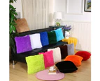Warm Soft Fluffy Throw Pillow Case Cover Cushion Home Bed Sofa Car Decoration-Fruit Green