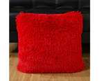 Warm Soft Fluffy Throw Pillow Case Cover Cushion Home Bed Sofa Car Decoration-Fruit Green