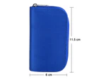 22 card slot SD memory card bag - blue