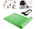 Exercise Mat, Non-Slip, Extra Thick Yoga Mat, Pilates Mat, Exercise Mat, Fitness Mat With Shoulder Strap