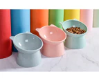 Cat Bowl Dog Bowl Raised Cat Bowl, Anti Vomiting Cat Bowl, Non-Slip Food and Water Bowl, for Small Dog Flat Face Cat
