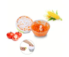 Manual Food Chopper For Vegetable Fruits Nuts Onions Chopper Hand Pull Mincer Blender Mixer Food processor (2 cup)