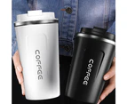 Double Walled Insulated Stainless Vacuum Coffee Travel Mug