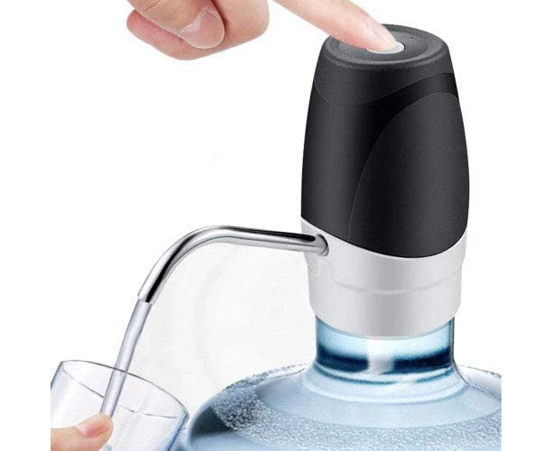 Bottle Water Pump Suitable for Universal 2-5 Gallons Bottle, Rechargeable Battery USB Charging Automatic Drinking Water Pump Portable Electric