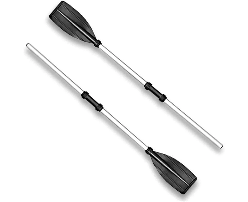 Durable-Double Paddle Detachable Made of Thickened Aluminum Alloy, 2pcs Strong Paddle for Inflatable Boat Canoe Kayak Rowing Boat