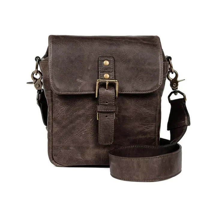 ONA The Bond Street Leather Camera Shoulder Sling Lens iPad Tablet Case Bag - Dark Truffle