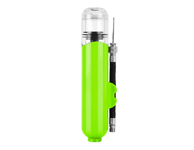 Portable Ball Pump Quick Inflation Easy to Use Long Service Life Practical Hand Inflator for Basketball Green