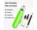 Portable Ball Pump Quick Inflation Easy to Use Long Service Life Practical Hand Inflator for Basketball Green