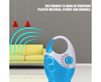 Waterproof Shower Radio, Adjustable Volume Shower AM FM Button Speaker, Bathroom Shower Speaker Wireless Radio-blue