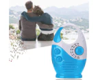 Waterproof Shower Radio, Adjustable Volume Shower AM FM Button Speaker, Bathroom Shower Speaker Wireless Radio-blue