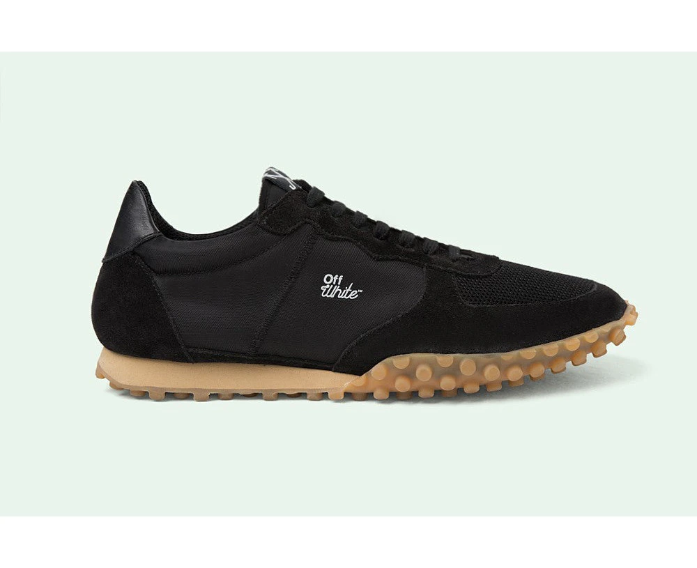 Off-White Black Polyester Sneakers