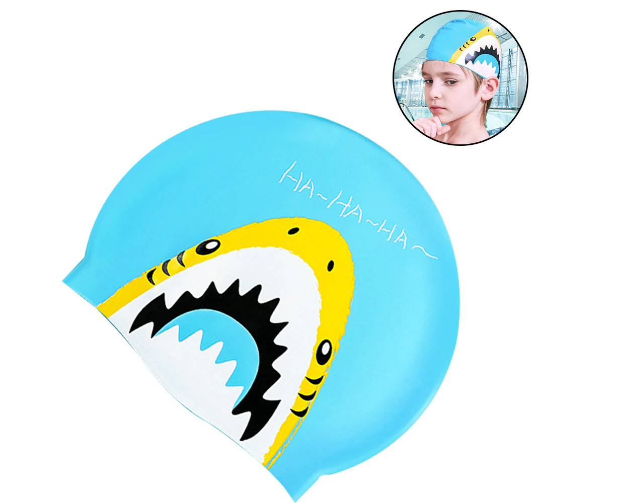 1 Pieces Swim Caps Waterproof Comfy Bathing Caps Non-Slip Cartoon