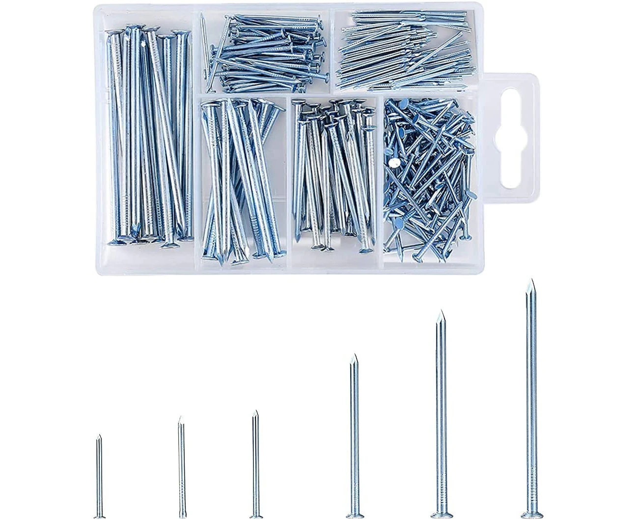 280pcs Assorted Nails for Furniture Repair Hanging Painting Decorating Home Construction