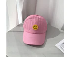 Cute Baby Boy Cap Baby Baseball Cap Spring Summer Children Cotton Sun Hat Toddler Girl Outdoor Visor Hats adjustable (47-52cm) cap165 - Rose powder