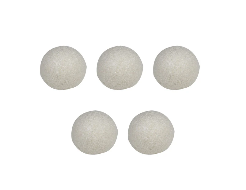 5Pcs Hemisphere Facial Exfoliator Sponge Washing Cleansing Puff Skin Care Tool-White