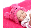 NPK 11'' Mini Reborn Babies Girl boy Full Silicone Vinyl Cute twins bebe Dolls Lifelike Bebes Reborns For Toddler Bathing doll