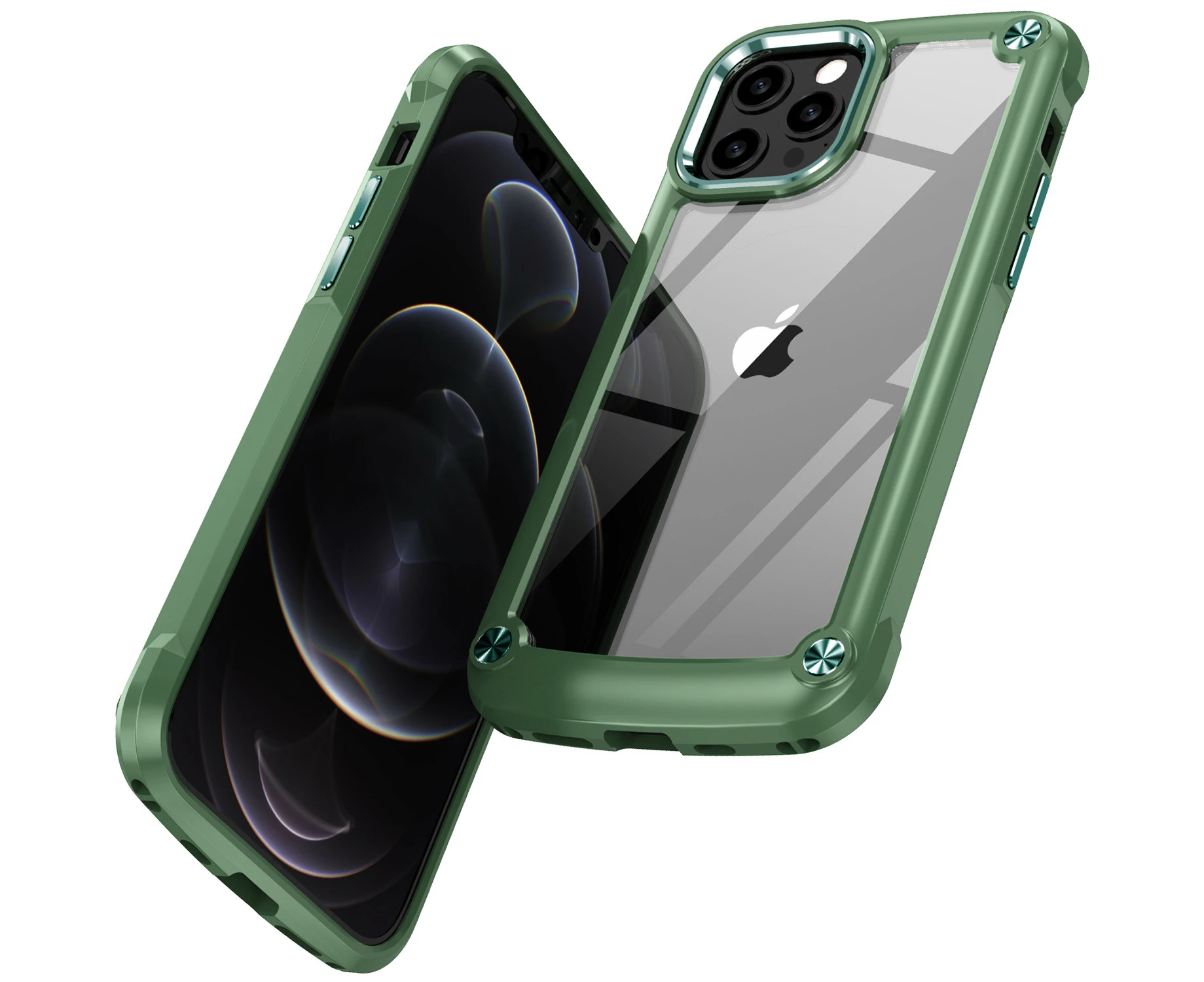 YSM iPhone 12 Pro Max Clear Case - Green