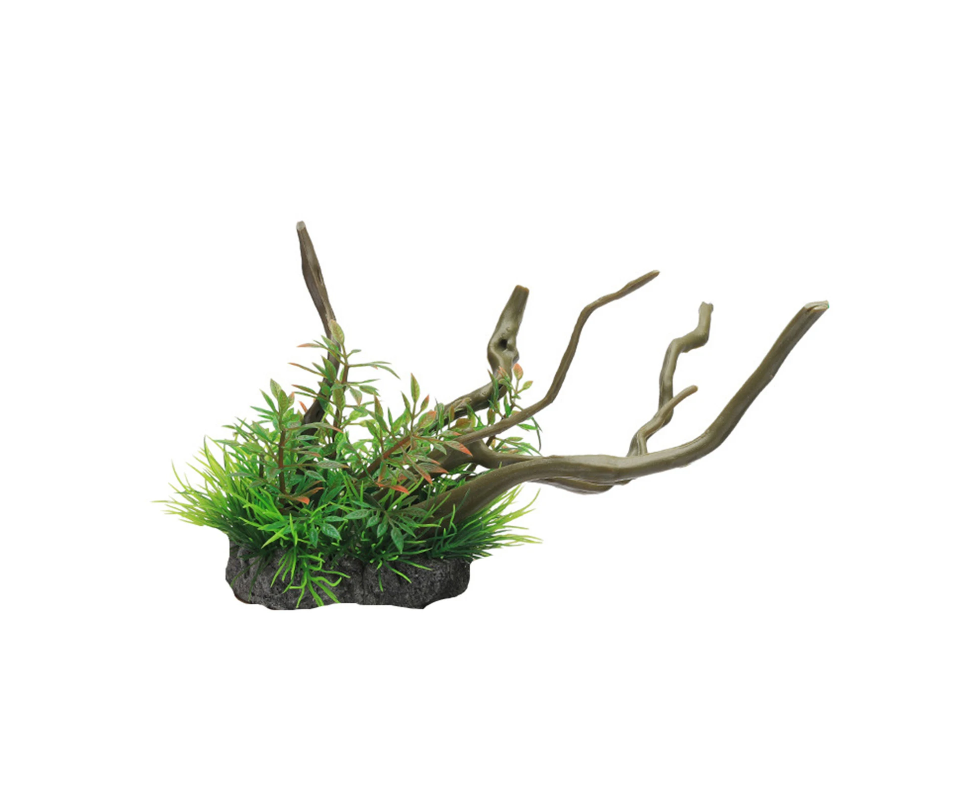 Fake Water Plants Safe Accessories Resin Simulation Driftwood Tree Root for Landscaping